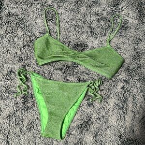 Sparkly Green Bikini